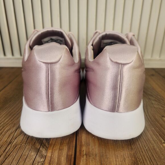 Nike Tanjun Premium Particle Rose Women Sz 9 Pink Satin Running Shoes 917537-601 - Picture 4 of 9